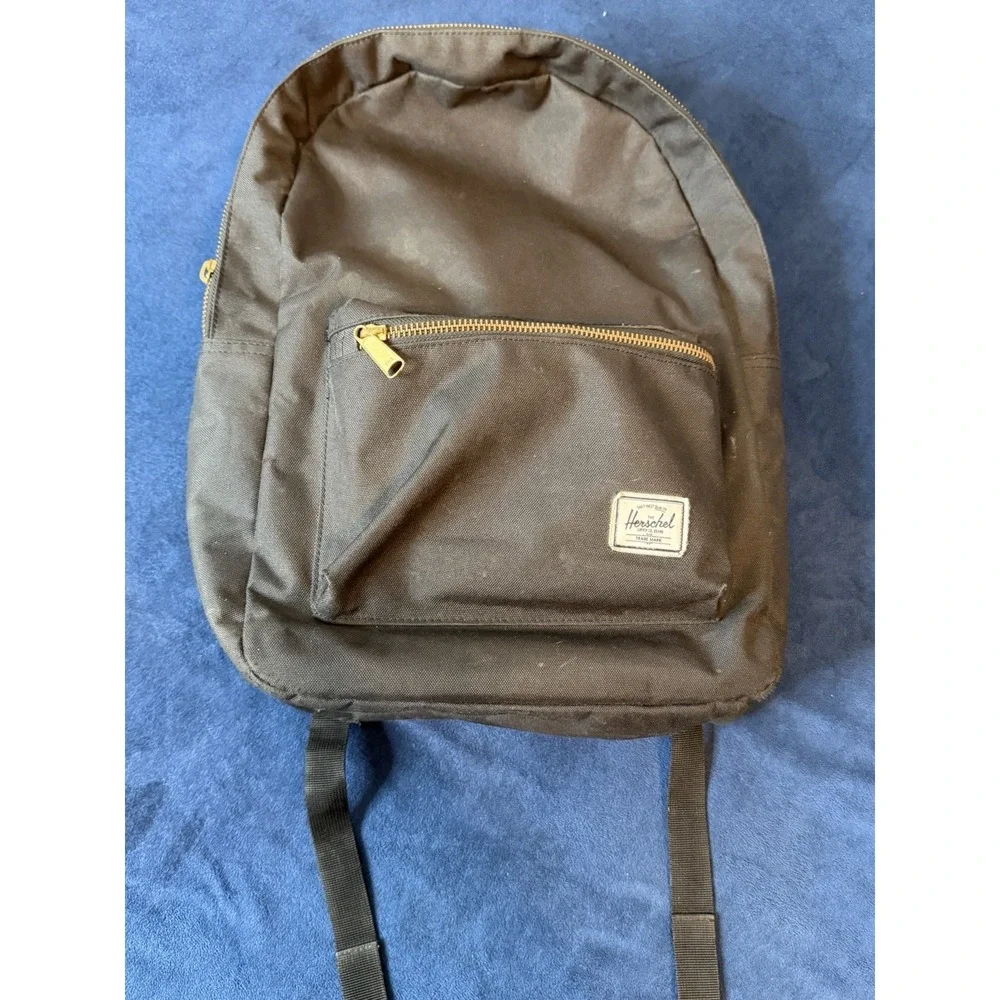 Herschel Supply Co Pop Quiz Backpack All Black School Bag Mens Unisex